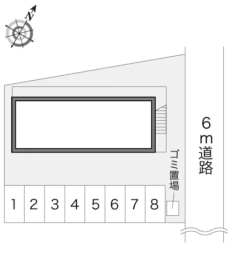 ★手数料０円★春日部市栄町２丁目　月極駐車場（LP）